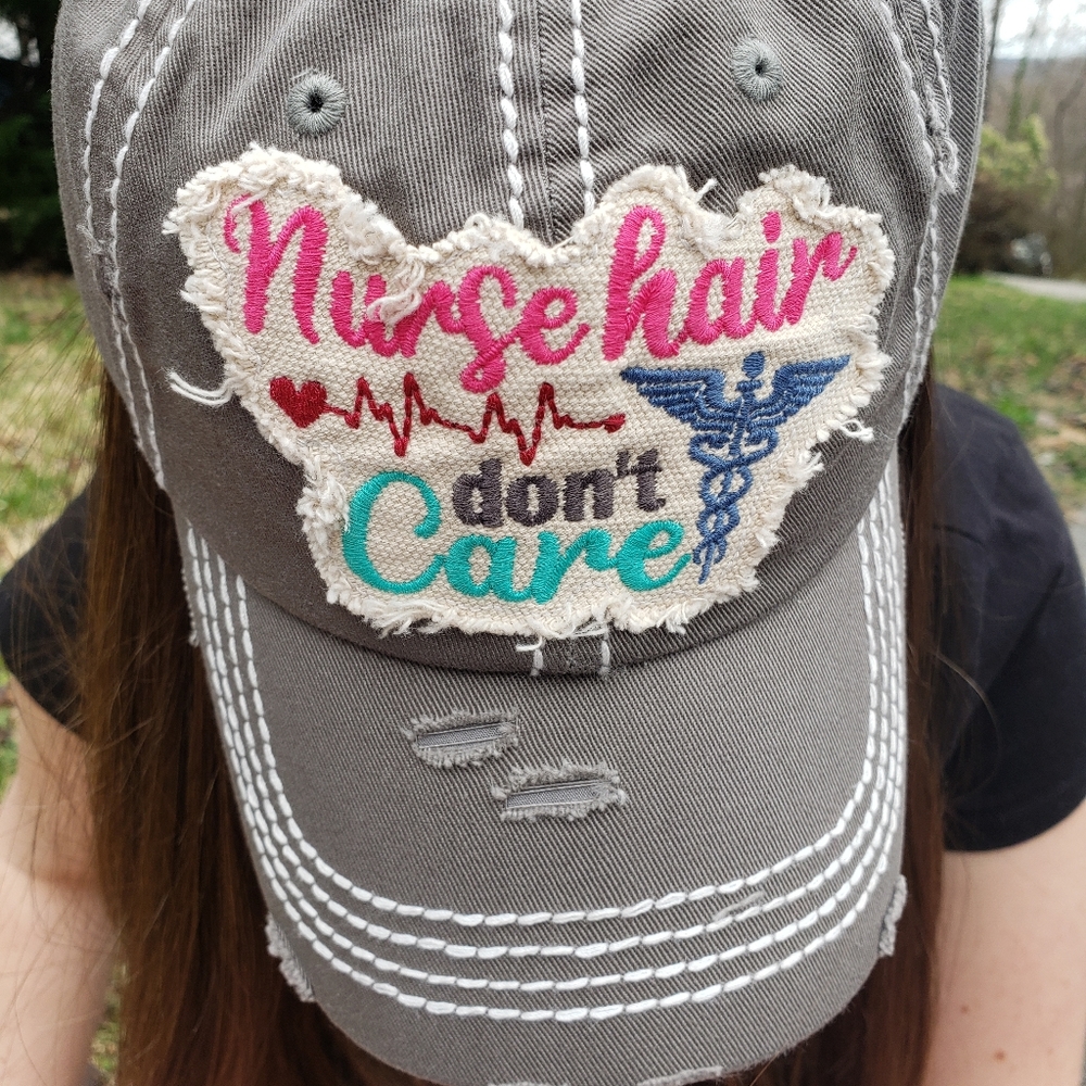 embroidered hat